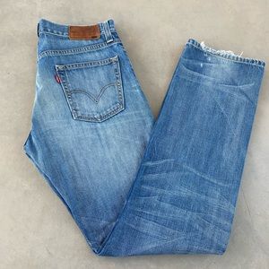 Levis Denim Jeans Slim Straight Men's W34